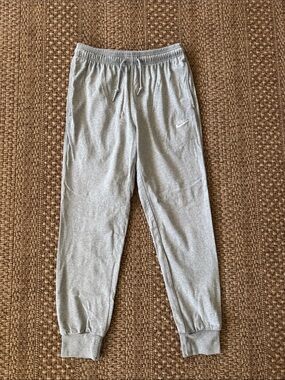 Nike Heather Gray Jogger Pants with Drawstring